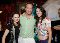 Sasha Cohen, Jackie Tohn and Guest at the Melanie Segal's Celebrity S.O.S (Save Our Seas) Lounge - Day 1 in California.