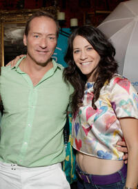 Jackie Tohn and Guest at the Melanie Segal's Celebrity S.O.S (Save Our Seas) Lounge - Day 1 in California.