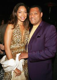 Gina Torres and Laurence Fishburne at the special screening of "The Last Movie."