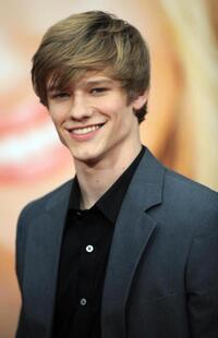Lucas Till at the world premiere of "Hannah Montana."