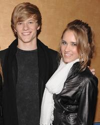 Lucas Till and Emily Osment at the screening of "Hannah Montana."