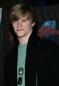 Lucas Till at the promotion of "Hannah Montana."