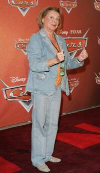 Nadja Tiller at the German premiere of "Cars."