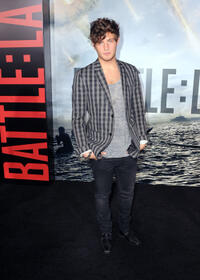 Nico Tortorella at the California premiere of "Battle: Los Angeles."