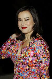 Jennifer Tilly at the party to introduce Designers Ilene Rosenzweig and Cynthia Rowley's "Swell."