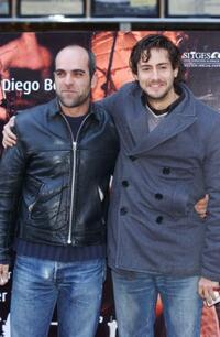 Luis Tosar and Juan Diego Botto at the Madrid photocall of "Trece Campanadas."