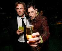 Sam Trammell and Alan Cumming at the HBO EMMY Party.