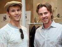Ryan Kwanten and Sam Trammell at the 66th Annual Golden Globe Awards.