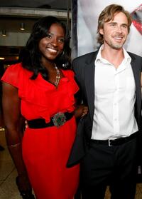 Rutina Wesley and Sam Trammell at the Los Angeles premiere of "True Blod."
