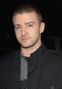 Justin Timberlake at the premiere of "Alpha Dog."