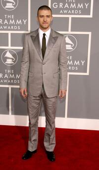 Justin Timberlake at the 49th Annual Grammy Awards.