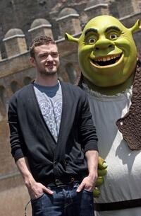Justin Timberlake at the photocall of "Shrek The Third."