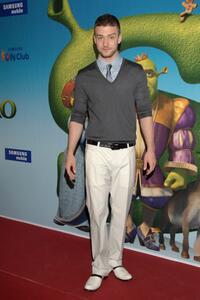 Justin Timberlake at the premiere of "Shrek The Third."