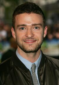 Justin Timberlake at the UK premiere of "Shrek The Third."