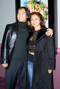 Trieu Tran and Guest at the premiere of "How High."