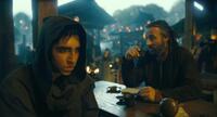 Dev Patel as Prince Zuko and Shaun Toub as Uncle Iroh in "The Last Airbender."