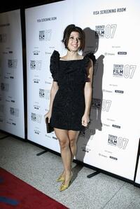 Marisa Tomei at the premiere of "Before the Devil Knows You're Dead" during the Toronto International Film Festival 2007.