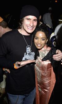 Brendan Fehr and Lisa Bonet at the after party of the premiere of "Biker Boyz."