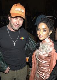 Stephen Baldwin and Lisa Bonet at the after party of the premiere of "Biker Boyz."