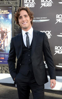 Diego Boneta at the California premiere of "Rock Of Ages."