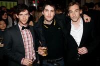 Luke Treadaway, Jim Sturgess and Jo Mawle at the Jameson Empire Magazine Awards.