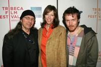 John Trudell, Jane Rosenthal and Damien Rice at the Tribeca Film Festival ASCAP Music Lounge.