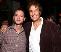 Robert Traill and Shaun Tomson at the after party of the premiere of "Bustin' Down the Door."
