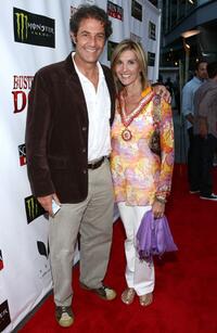 Shaun Tomson and Carla Tomson at the premiere of "Bustin' Down the Door."
