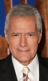 Alex Trebek at the 28th season California premiere of "Jeopardy!"