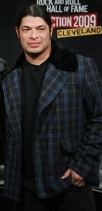 Robert Trujillo at the Rock & Roll Hall of Fame 2009 inductee announcement.