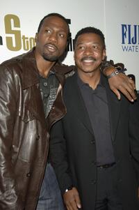 Robert Townsend and Leon at the launch party for "Our Stories Films".