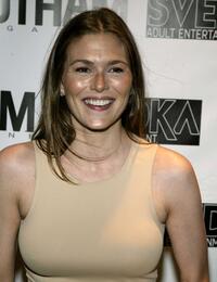 Paige Turco at the party celebrating New York Upfronts with L.A. Confidential.