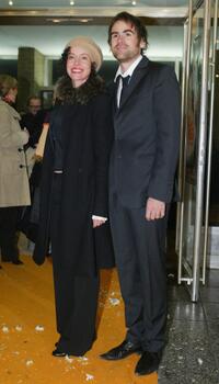 Maria Schrader and Sebastian Blomberg at the premiere of "Agnes Und Seine Brueder."