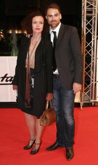 Maria Schrader and Sebastian Blomberg at the premiere of "Das Parfum."