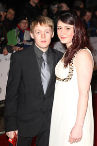 Thomas Turgoose and Guest at the 31st London Critic's Circle Film Awards 2011 in London.