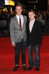 Director Tom Harper and Thomas Turgoose at the London premiere of "Book For Boys" during the Times BFI 53rd London Film Festival.