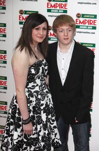 Thomas Turgoose and Guest at the Jameson Empire Awards 2009.
