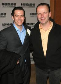 Adam Trese and Robert Clohessy at the premiere of "Twelve Angry Men."