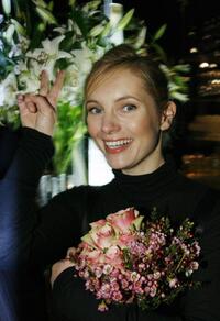 Nadja Uhl at the premiere of "Cherry Blossoms" during the 58th International Berlinale Film Festival.