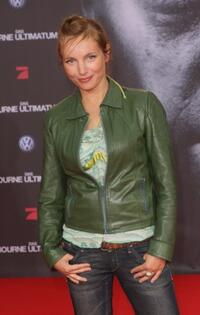 Nadja Uhl at the German premiere of "The Bourne Ultimatum."