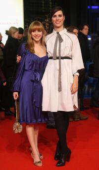 Jasmin Schwiers and Nora Tschirner at the premiere of "Mord Ist Mein Geschaeft, Liebling."