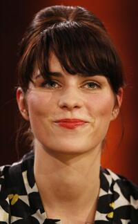Nora Tschirner at the TV show presented by German host Thomas Gottschalk "Wetten, Dass."