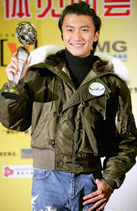 Nicholas Tse at the 11th Channel [V] Chinese Music Awards in China.