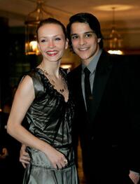 Janin Reinhardt and Kostja Ullmann at the 2008 Gala Spa Awards.