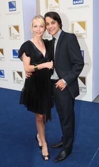 Janin Reinhardt and Kostja Ullmann at the 2008 Golden Feder Awards.