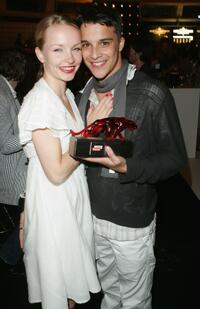 Janin Reinhardt and Kostja Ullmann at the 2007 News Faces Awards.