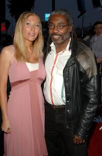 Franklyn Ajaye and Ariane A. Kays at the premiere of "Deadwood - Season 3."