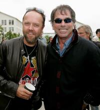Lars Ulrich and Mickey Hart at the filmmaker George Lucas's open house for his new Letterman Digital Arts Center.