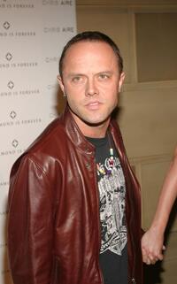 Lars Ulrich at the Chris Aire show during the Olympus Fashion Week Spring 2005.