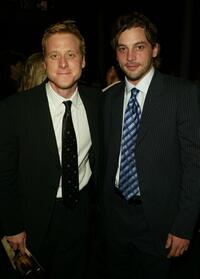 Alan Tudyk and Skeet Ulrich at the after party of the premiere of "Into The West."
